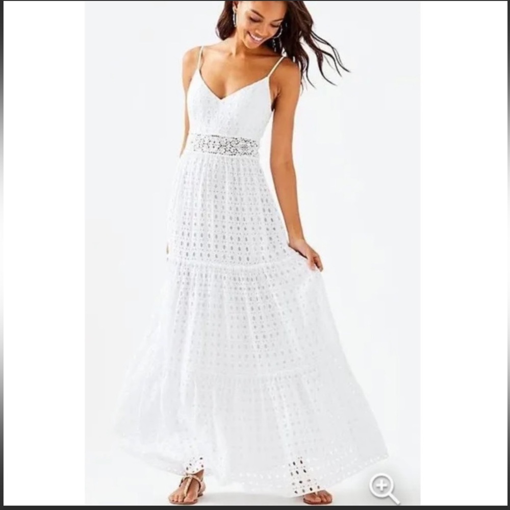 Lilly Pulitzer White Maxi Dress